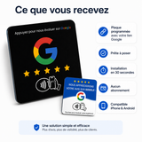 Ce que contient la commande : les deux modèles de plaque et leurs caractéristiques principales
