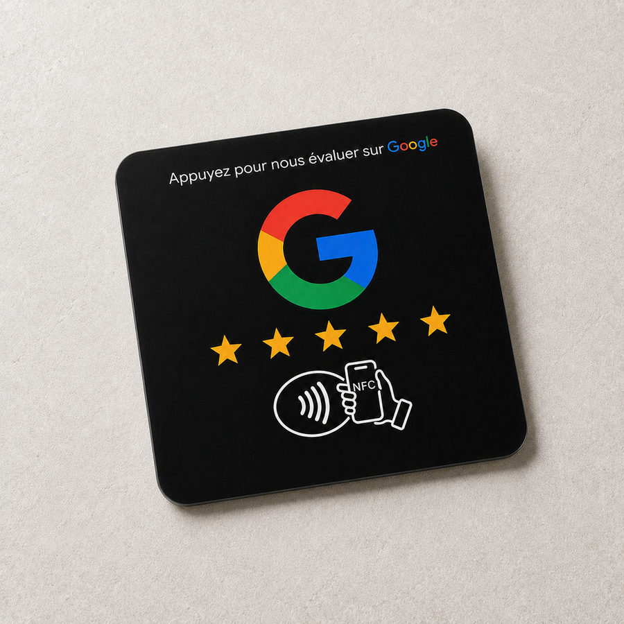 Plaque Avis Google NFC